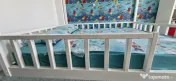 Pat montessori 160x200 tip casuta cu saltea 160x200 