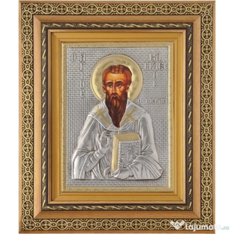 Icoane Argintate-SF Pantelimon,SF Treime,SF Andrei si alti Sfinti-Relief 3 D
