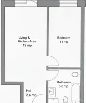 Apartament 2 camere, 37.5 mp , Zona TERRA, Floresti