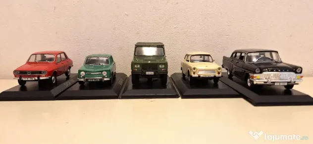 De colecție. Machete autoturisme vintage, din metal.