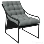 Outsunny Scaun de Gradina cu Perna Groasa, Canapea Mobilier