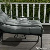 Outsunny Scaun de Gradina cu Perna Groasa, Canapea Mobilier