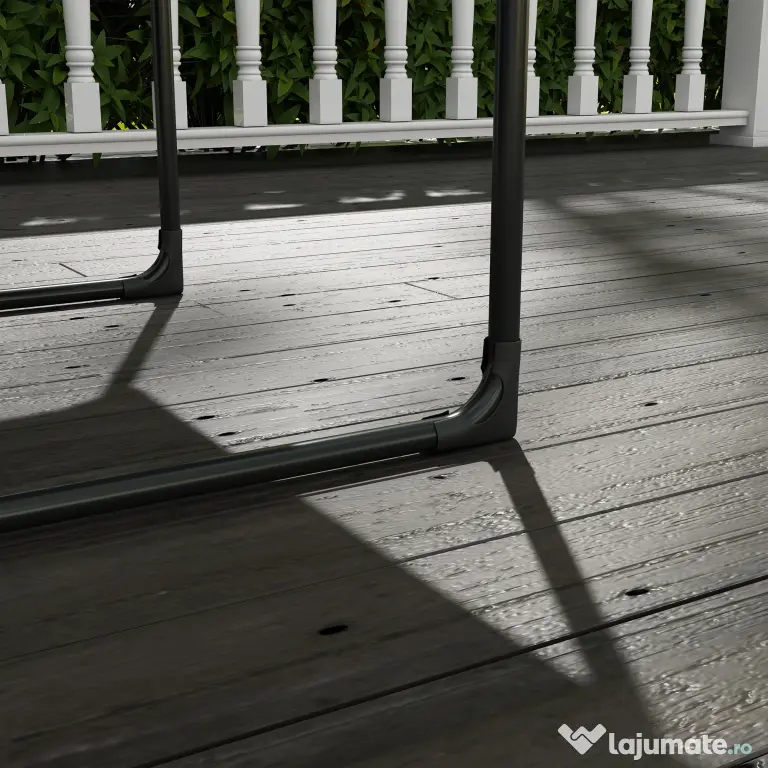Outsunny Scaun de Gradina cu Perna Groasa, Canapea Mobilier