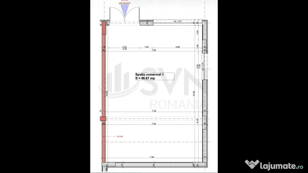 Spatiu comercial Otopeni - Odai - 86 mp