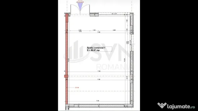 Spatiu comercial Otopeni - Odai - 86 mp