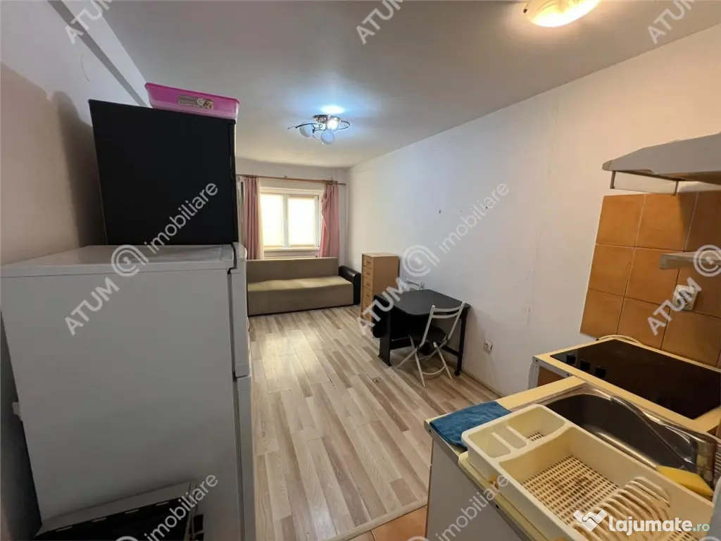 Garsoniera mobilata si utilata situata in zona Broscarie din