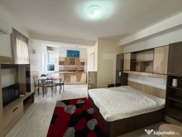Apartament cu o camera si terasa, curte comuna, Zona Steaua