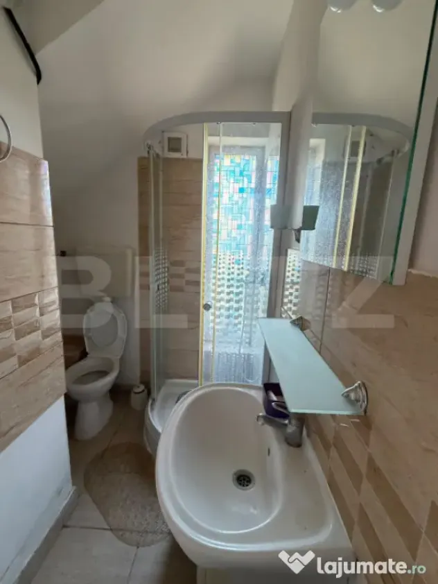 Apartament cu o camera si terasa, curte comuna, Zona Steaua