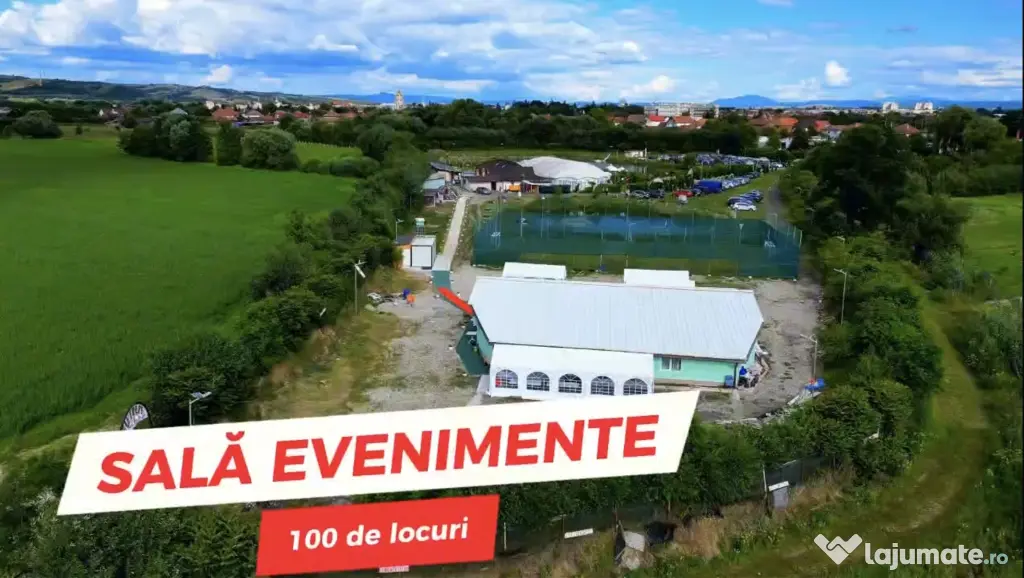 SALON EVENIMENTE FAGARAS- BALTĂ DE PESCUIT- TEREN DE FOTBAL-OPORTUNITATE AFACERE