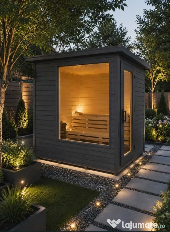 Sauna exterior premium