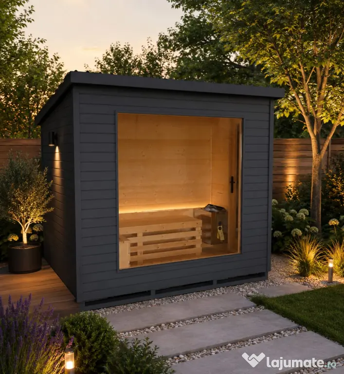 Sauna exterior premium