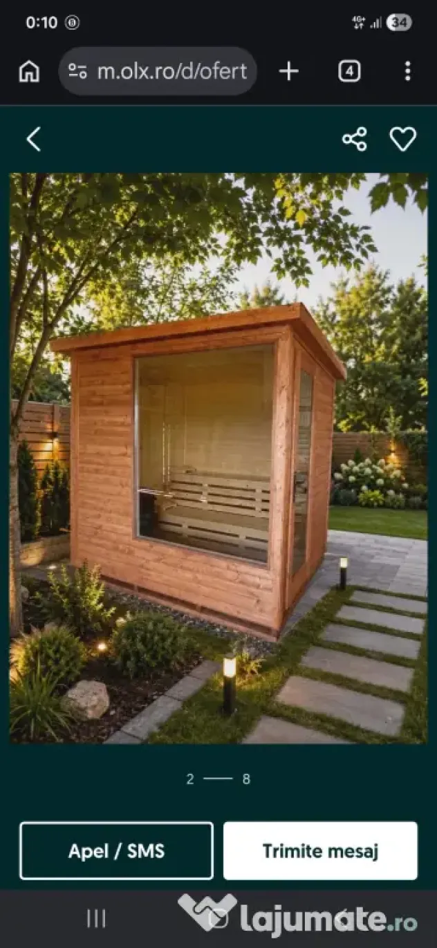 Sauna exterior premium