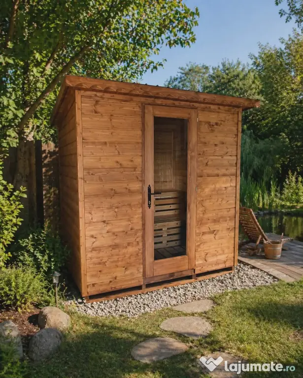 Sauna exterior premium