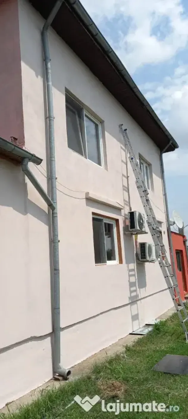 Zugrav Fațade Case cu Pompa Profesională Airless - oriunde in tara