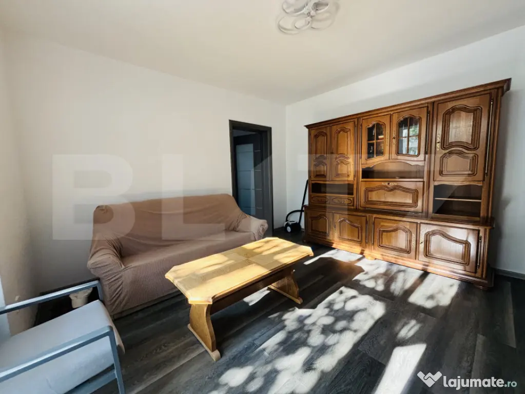 Prima închiriere! Apartament 2 camere, parcare și spații