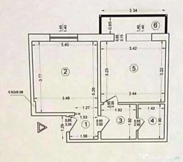 Studio cu dormitor separat | Dristor – IOR – ParkLake | 35,46 mp | Renovare 2026