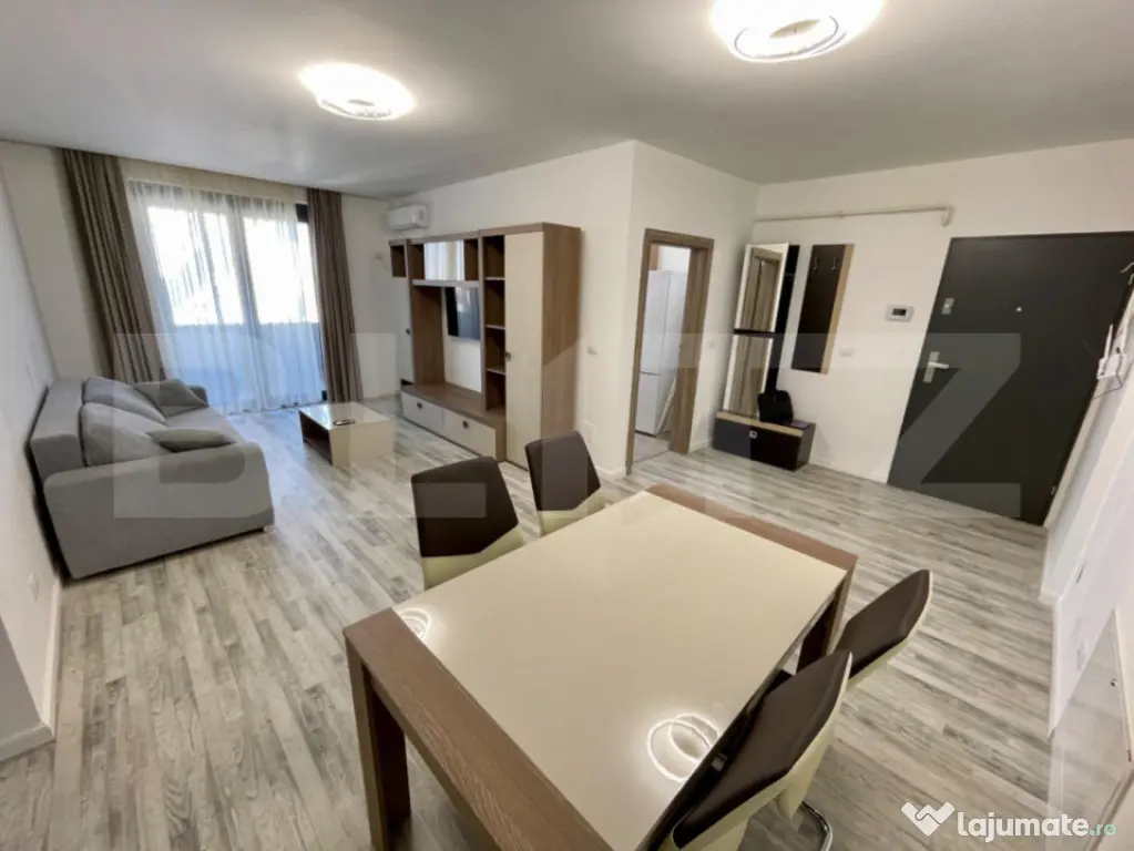 Apartament 2 camere lux 70mp, incalzire in pardoseala, parca
