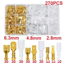 Set 270 buc papuci izolati terminale electrice sertizare crimpare