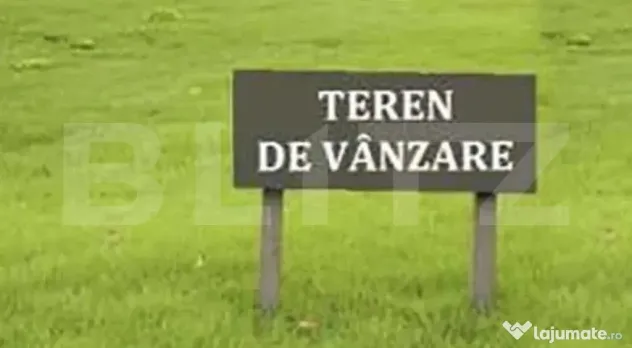 Teren intravilan, P+2E+M cu SAD la parter,2 locuinte la etaj