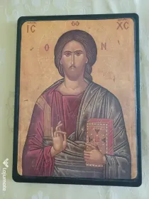 Icoană nouă, din Grecia, dimensiuni 25 / 19 cm