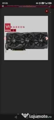 Placa video RX580 STRIX 
