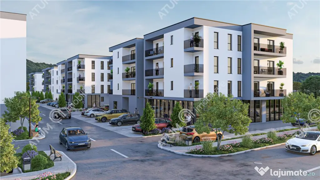 Apartament intabulat cu 3 camere finisat la cheie etaj 2 zon