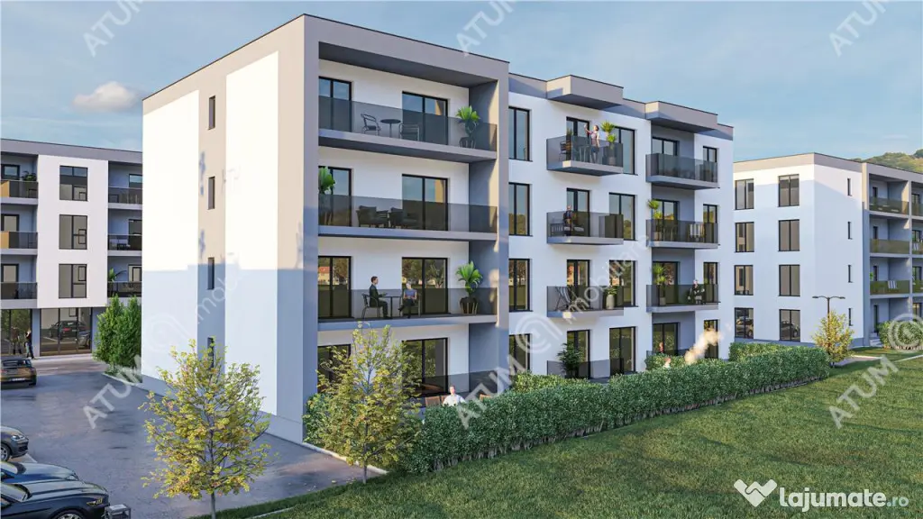 Apartament intabulat cu 3 camere finisat la cheie etaj 2 zon