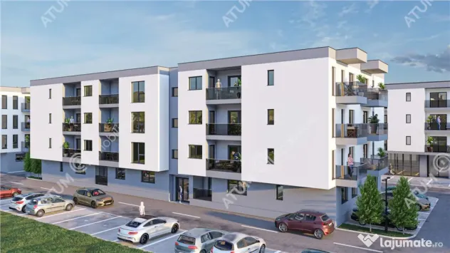 Apartament intabulat cu 3 camere finisat la cheie etaj 2 zon