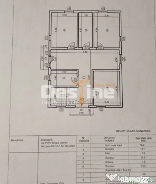 Casa Poiana Campina 6 camere, 228 mp. S.C. . 1521 mp teren.! - Poiana Campina (Prahova)