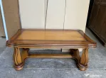 Masuta de cafea din lemn masiv stil NeoBaroc; Masuta cu blat 110x55 cm; Masa