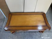 Masuta de cafea din lemn masiv stil NeoBaroc; Masuta cu blat 110x55 cm; Masa