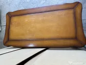 Masuta de cafea din lemn masiv stil NeoBaroc; Masuta cu blat 110x55 cm; Masa