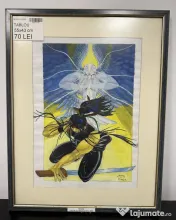9 buc Tablou Vintage si Decorative cu Rama; Lucrari artistice, Broderii, Arta