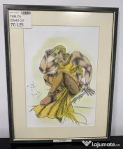 9 buc Tablou Vintage si Decorative cu Rama; Lucrari artistice, Broderii, Arta