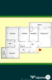 Apartament 4 camere Nord Mega Image 