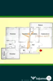 Apartament 4 camere Nord Mega Image