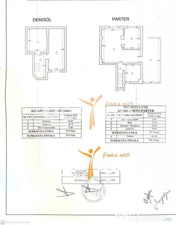 Apartament individual 4 camere 110 mp în Vilă + 167mp C... - Iasi (Iasi)