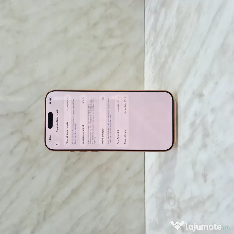 iPhone 17 Pro Max, 256GB, 5G 100% baterie Garantie Zeus Amanet Militari 36232