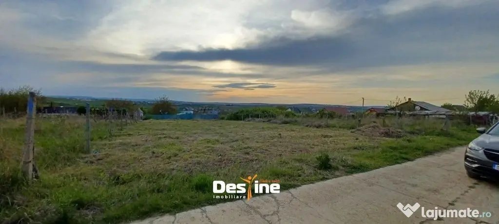 Bârnova - Teren Intravilan 974 Mp, utilitati, drum betonat