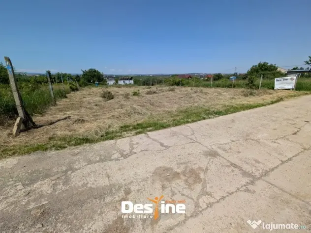 Bârnova - Teren Intravilan 974 Mp, utilitati, drum betonat