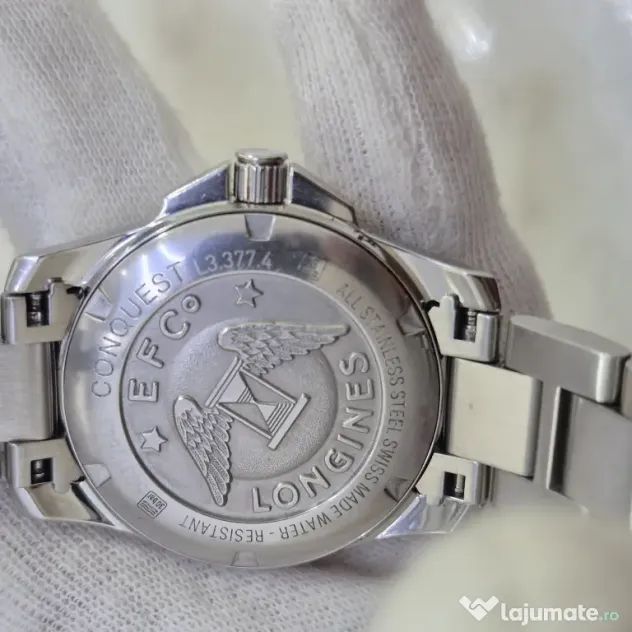 Ceas Longines Conquest de Dama L3.377.4 ZEUS Amanet Militari