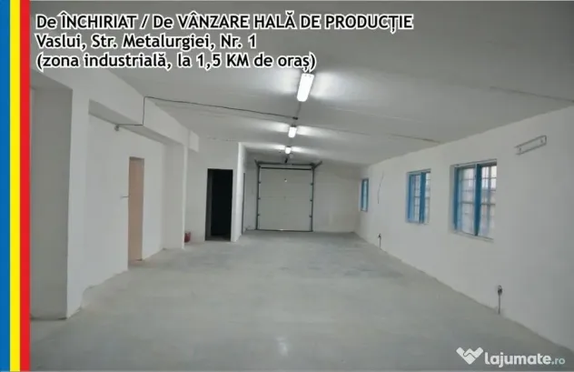 Hala productie, zona Industriala, Vaslui