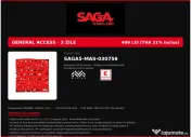 Vand 2 sau 3 bilete la Saga Festival - acces general 3 zile 
