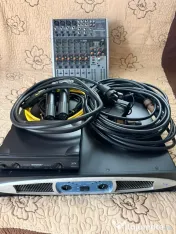 Vând sistem sonorizare mixer behringer 