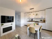 Casă tip duplex, complet mobilată, cu 250 mp curte și ter