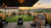 Casă tip duplex, complet mobilată, cu 250 mp curte și ter