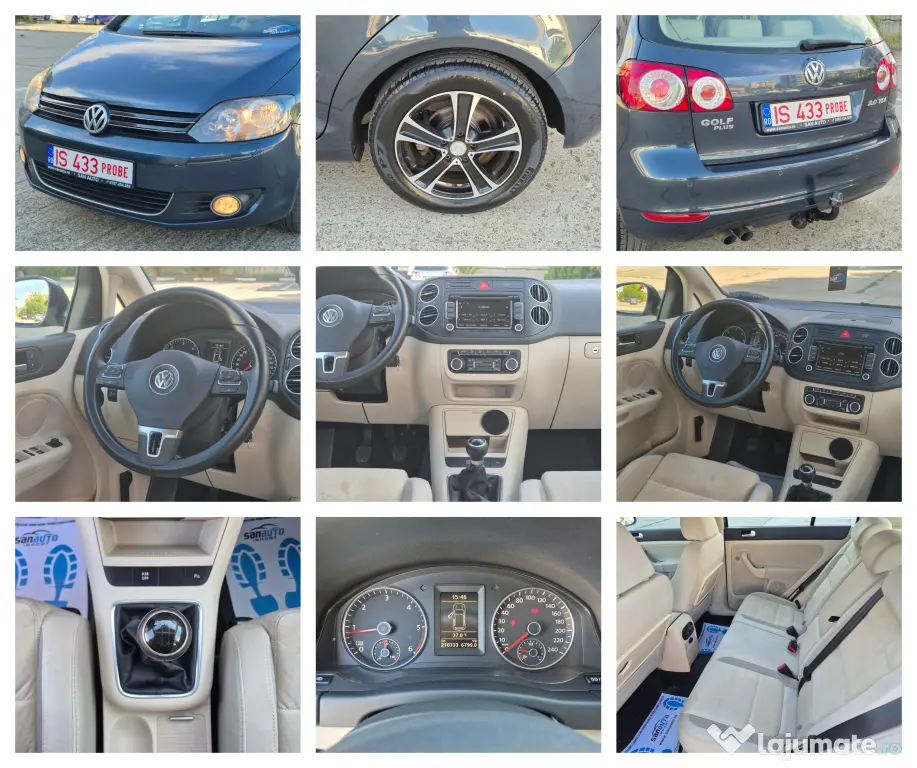 VW Golf Plus 2009 2.0 TDI 140 CP euro 5 / RATE fara avans