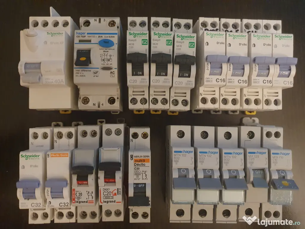 Intrerupator diferential RcD RccB RcBO disjunctor diferential McB diferentiala