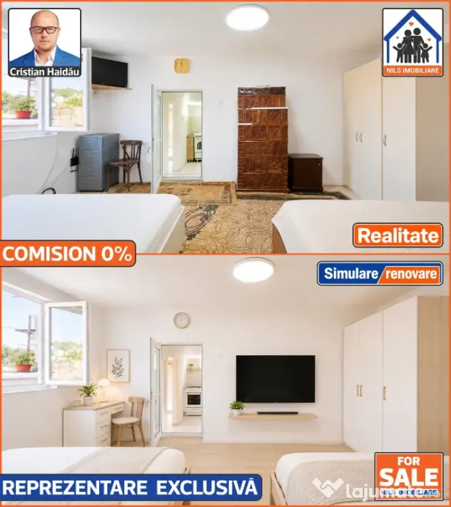 Doua case cu teren de 1047mp la pret de apartament! - Stefanesti IF