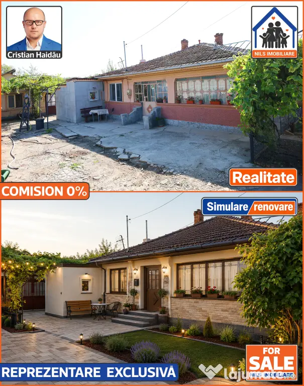 Doua case cu teren de 1047mp la pret de apartament! - Stefanesti IF
